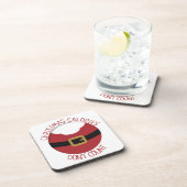 クリスマスカロリーサンタのベリーレッドスーツ コースター (右側)