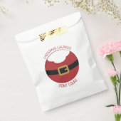 クリスマスカロリーサンタのベリーレッドスーツ フェイバーバッグ (封をした状態)