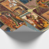 クリスマスカロルのギフトラップ ラッピングペーパー (角)