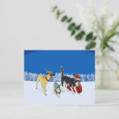 クリスマスカロルのクルーのポストカード シーズンポストカード (スタンド正面)