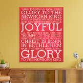 クリスマスカロルカンバスハークザ・ヘラルド キャンバスプリント (インサイチュ (リビング))