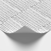 クリスマスカロルシート音楽 ラッピングペーパー (角)