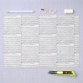 クリスマスカロルシート音楽 薄葉紙 (クラフト)