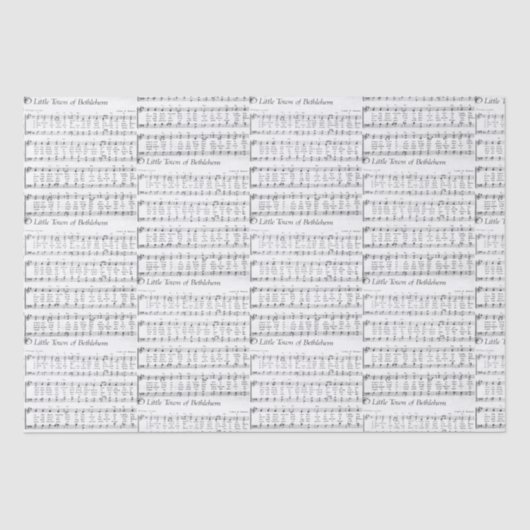 クリスマスカロルシート音楽 薄葉紙 (正面)