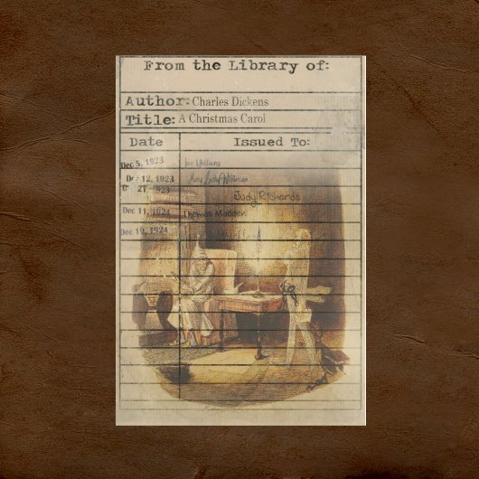 クリスマスカロルジャンクジャーナルEphemera