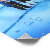 クリスマスカロルスクルージ冬の通りシーン ポスター (角)