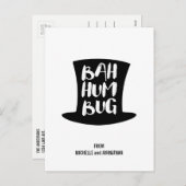 クリスマスカロルバフンバグホリデーハガキ シーズンポストカード (正面/裏面)