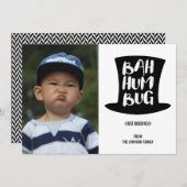 クリスマスカロルバフンバグホリデーフォトカード シーズンカード (正面/裏面)
