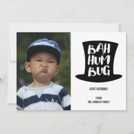 クリスマスカロルバフンバグホリデーフォトカード シーズンカード