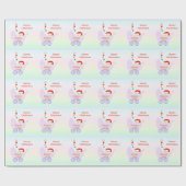 クリスマスカロルベビー ラッピングペーパー (フラット)