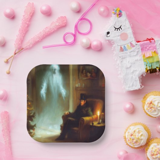 クリスマスカロル幽霊のクリスマス過去 ペーパープレート (パーティー)