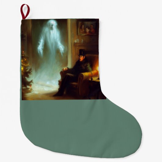 クリスマスカロル幽霊のクリスマス過去 ラージクリスマスストッキング (正面)