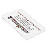 クリスマスカロル引用文磁石 マグネット (右側)