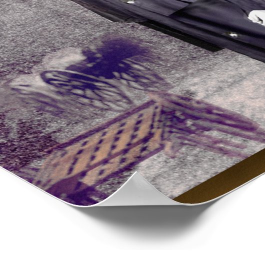 クリスマスカロル文字 ポスター (角)