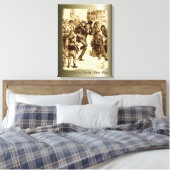 クリスマスカロル – ティニー・ティム キャンバスプリント (インサイチュ (寝室))