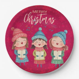クリスマスカロル ペーパープレート