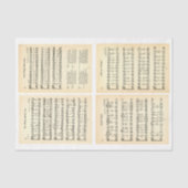 クリスマスカロールズハイムンズシートミュージックDV1デコページ 薄葉紙 (正面)