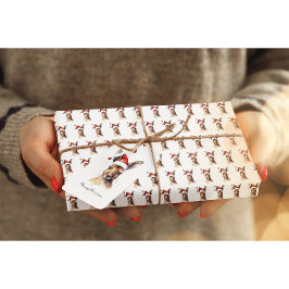 クリスマスカンガルー、カスタマイズ可能 ギフトタグ