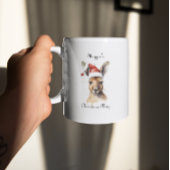 クリスマスカンガルー、カスタマイズ可能 ツートーンマグカップ