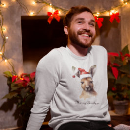 クリスマスカンガルー、カスタマイズ可能 Tシャツ