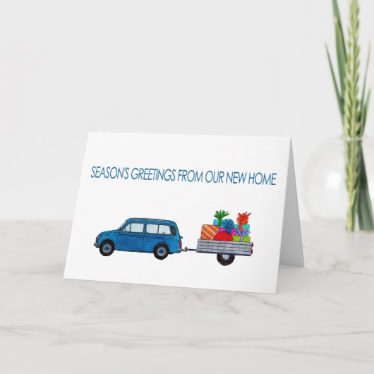 クリスマスカーシーズンのご挨拶 シーズンカード (正面)