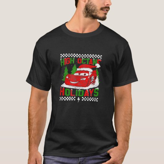クリスマスカーズ稲妻ハイオクタン休日 Tシャツ (正面)
