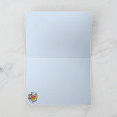 クリスマスカーディナルズのホリデーカード シーズンカード (内部)