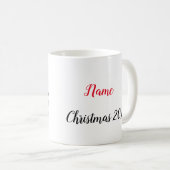 クリスマスカーディナル12名入れ コーヒーマグカップ (正面右)