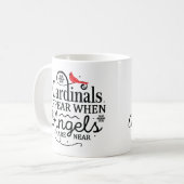 クリスマスカーディナル12名入れ コーヒーマグカップ (正面左)