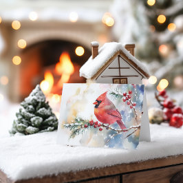 クリスマスカーディナル シーズンカード