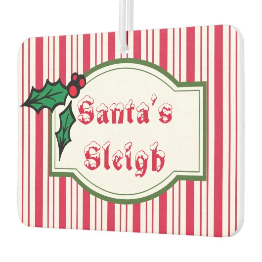 クリスマスカーデコレーションエアーフレッシュナー カーエアーフレッシュナー (左)