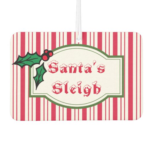 クリスマスカーデコレーションエアーフレッシュナー カーエアーフレッシュナー (正面)