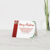 クリスマスカードありがとう サンキューカード (正面)