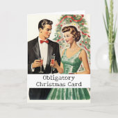 クリスマスカードおもしろい カード (正面)