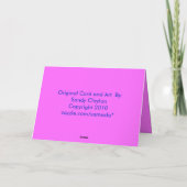 クリスマスカードか喜びの天使 シーズンカード (裏面)