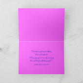 クリスマスカードか喜びの天使 シーズンカード (内部)