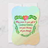 クリスマスカードで平和が贈り物になるかも (正面)