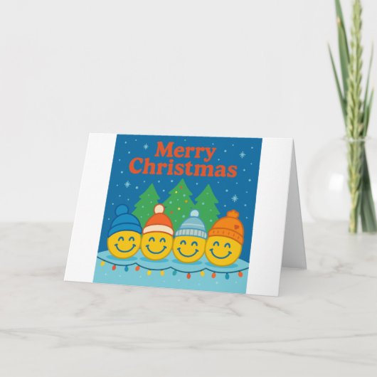 クリスマスカードで応援メッセージ シーズンカード (正面)