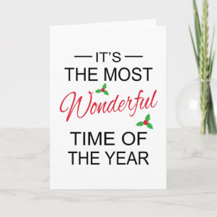 クリスマスカードとしては最高に素晴らしい時間だ シーズンカード