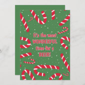 クリスマスカードとして最もおもしろい素晴らしい シーズンカード (正面/裏面)