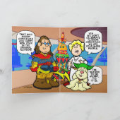 クリスマスカードとクリスマスカード サンキューカード (内部)