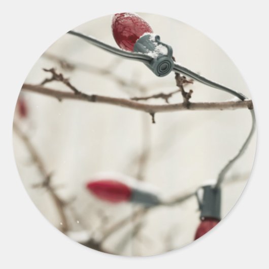 クリスマスカードとシールのみ ラウンドシール (正面)