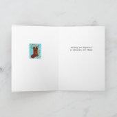 クリスマスカードには何も言うことはない シーズンカード (内部)