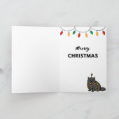 クリスマスカードにサンタの爪 シーズンカード (内部)