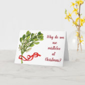 クリスマスカードにミストルテープを使いたいけど1年中使えないのが残念です カード (黄色い花)