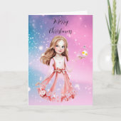 クリスマスカードに見えるプリンセス シーズンカード (正面)