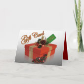 クリスマスカードのお金のホールダー シーズンカード (正面)