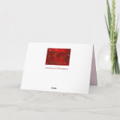 クリスマスカードのご挨拶 カード (裏面)