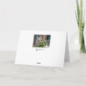 クリスマスカードのために準備しているコアラ シーズンカード (裏面)