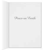 クリスマスカードのウィリアムのMorrisスタイルの平和鳩 (内側 (右))